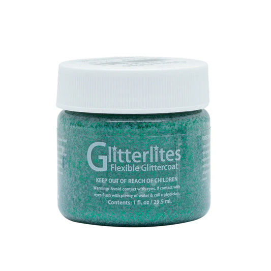 Angelus Glitterlites Paint 29.5ml Emerald