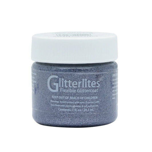 Angelus Glitterlites Paint 29.5ml Gunmetal