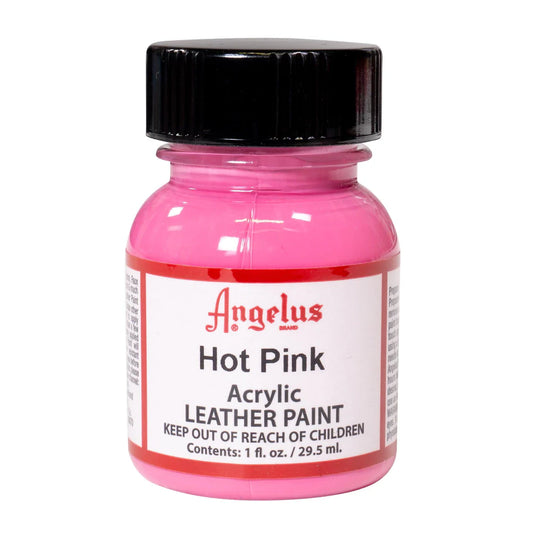 Angelus Leather Acrylic Paint 29.5ml Hot Pink