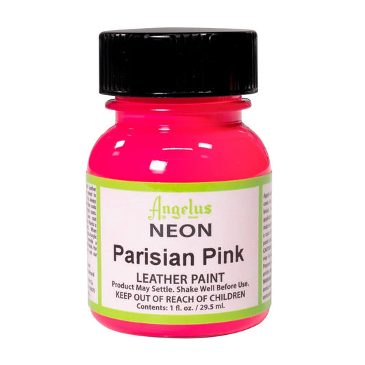 Angelus Leather Acrylic Paint Neon 29.5ml Parisian Pink