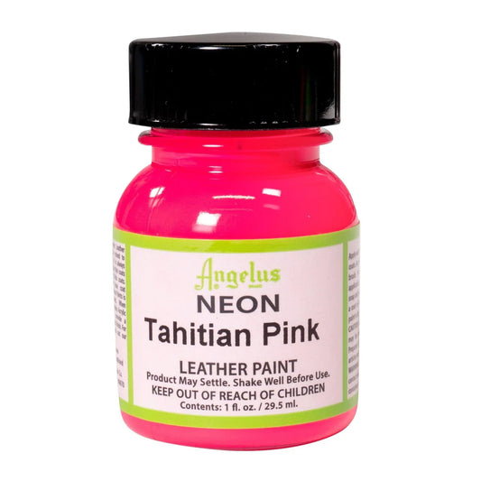 Angelus Leather Acrylic Paint Neon 29.5ml Tahitian Pink