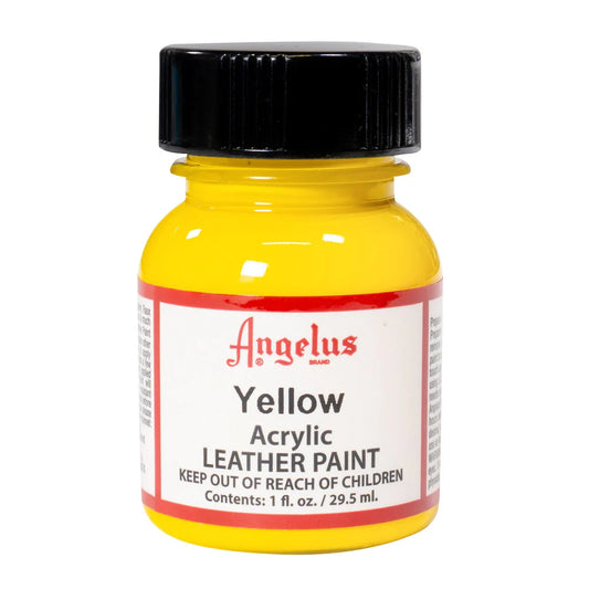 Angelus Leather Acrylic Paint 29.5ml Yellow