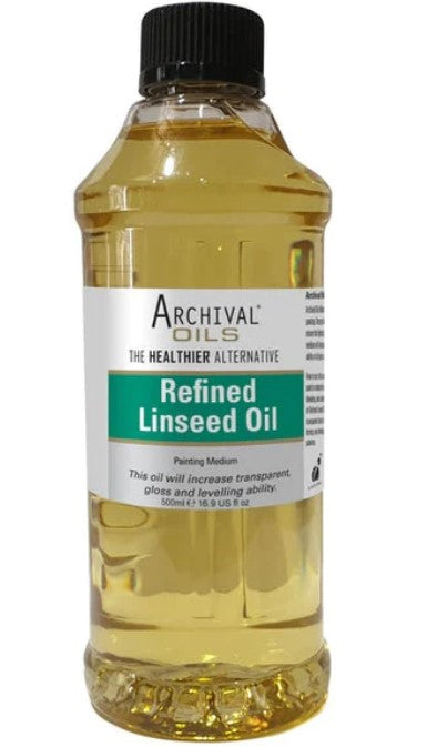 Archival Refined Linseed Oil 500ml