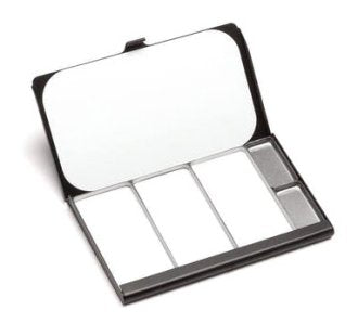 Art Toolkit Pocket Palette with 3 Mixing Pans - Black