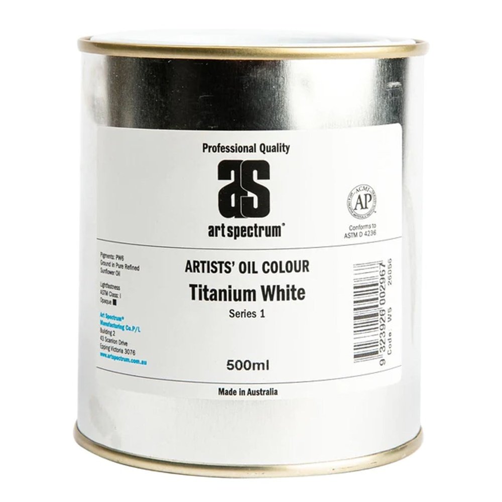 Art Spectrum Oil 500ml Series 1 Titanium White