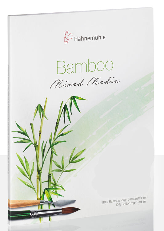 Hahnemuhle Natural Line Bamboo Mixed Media Mini Pad 265gsm 8x10.5cm 25 Sheets