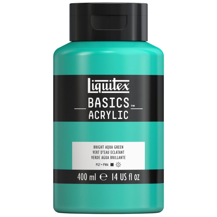 Liquitex Basics 400ml Bright Aqua Green