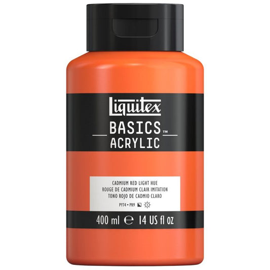 Liquitex Basics 400ml Cadmium Red Light Hue