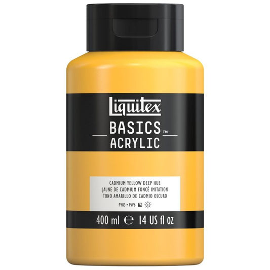 Liquitex Basics 400ml Cadmium Yellow Deep Hue