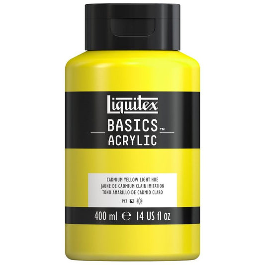 Liquitex Basics 400ml Cadmium Yellow Light Hue