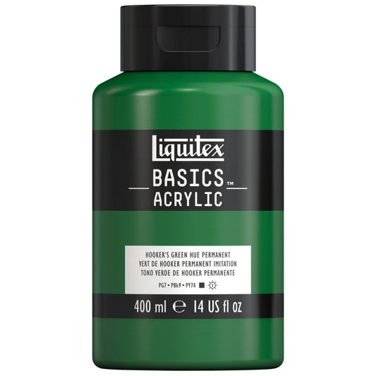 Liquitex Basics 400ml Hooker's Green Hue Permanent