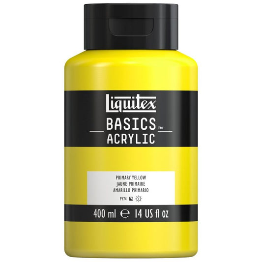 Liquitex Basics 400ml Primary Yellow