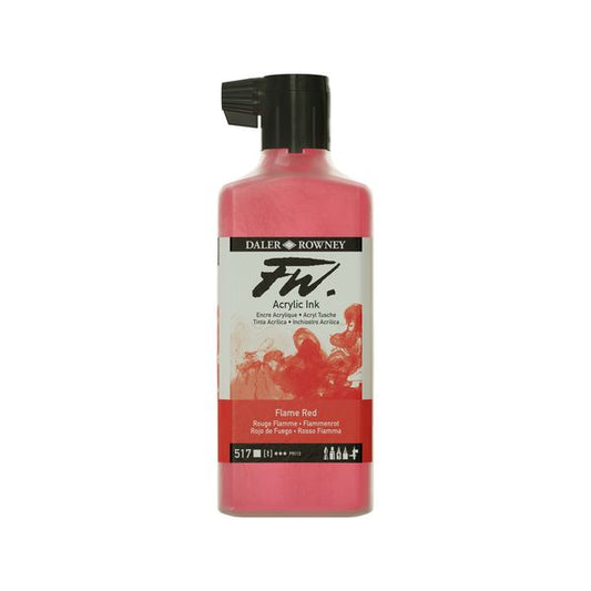 Daler FW Ink 180ml 517 Flame Red