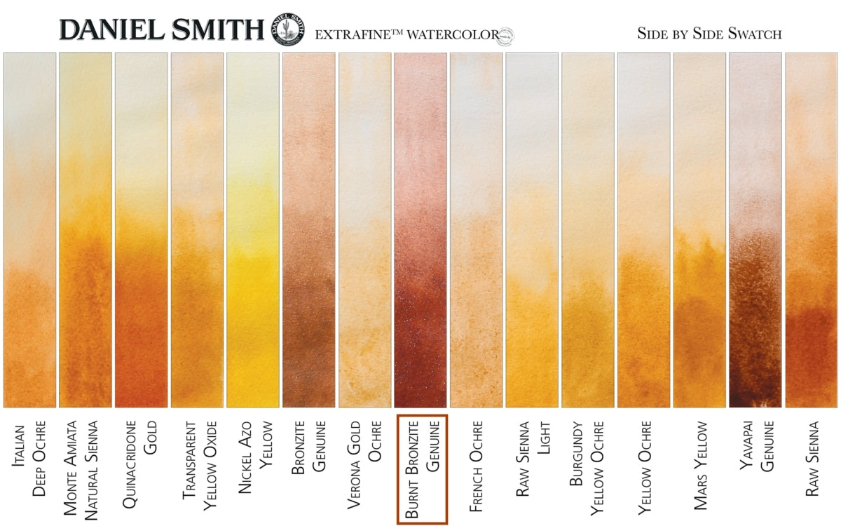 Daniel Smith Watercolour 15ml Series 3 Burnt Bronzite Genuine