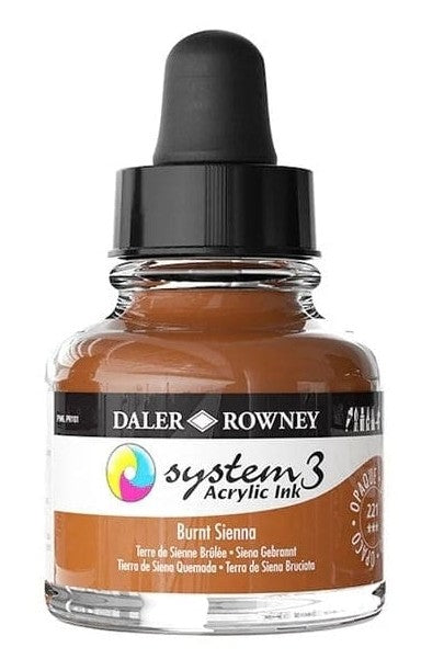 Daler System3 Ink 29.5ml 221 Burnt Sienna