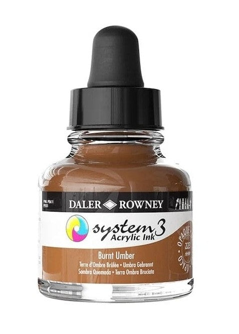 Daler System3 Ink 29.5ml 223 Burnt Umber