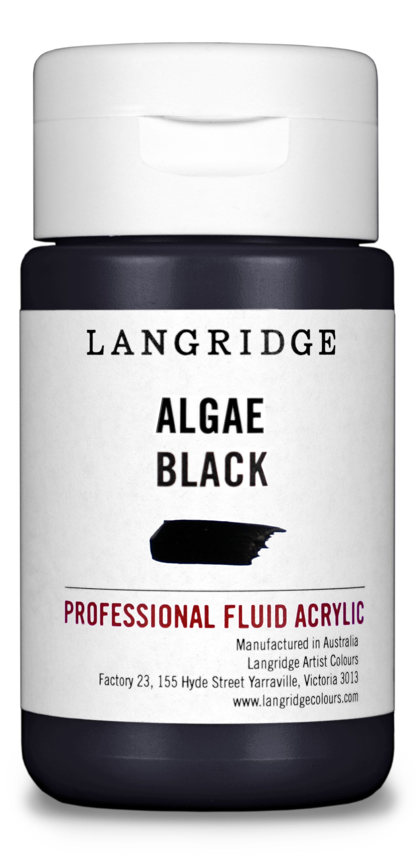 Langridge Fluid Acrylic 125ml Series 3 Algae Black
