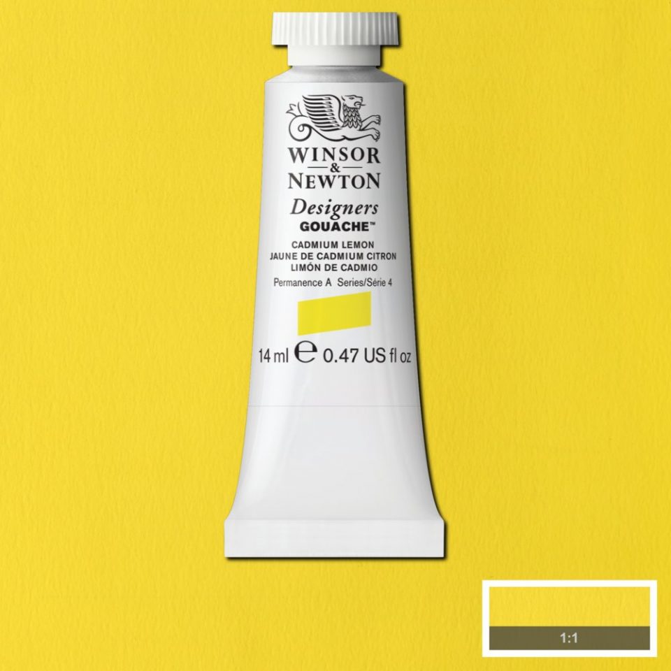 Winsor & Newton Designers Gouache 14ml Cadmium Lemon