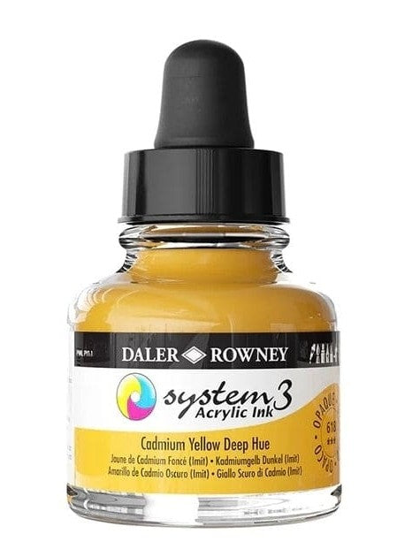 Daler System3 Ink 29.5ml 618 Cadmium Yellow Deep Hue