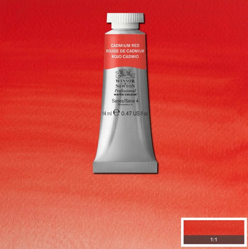 Winsor & Newton Artists' Watercolour 14ml Cadmium Red