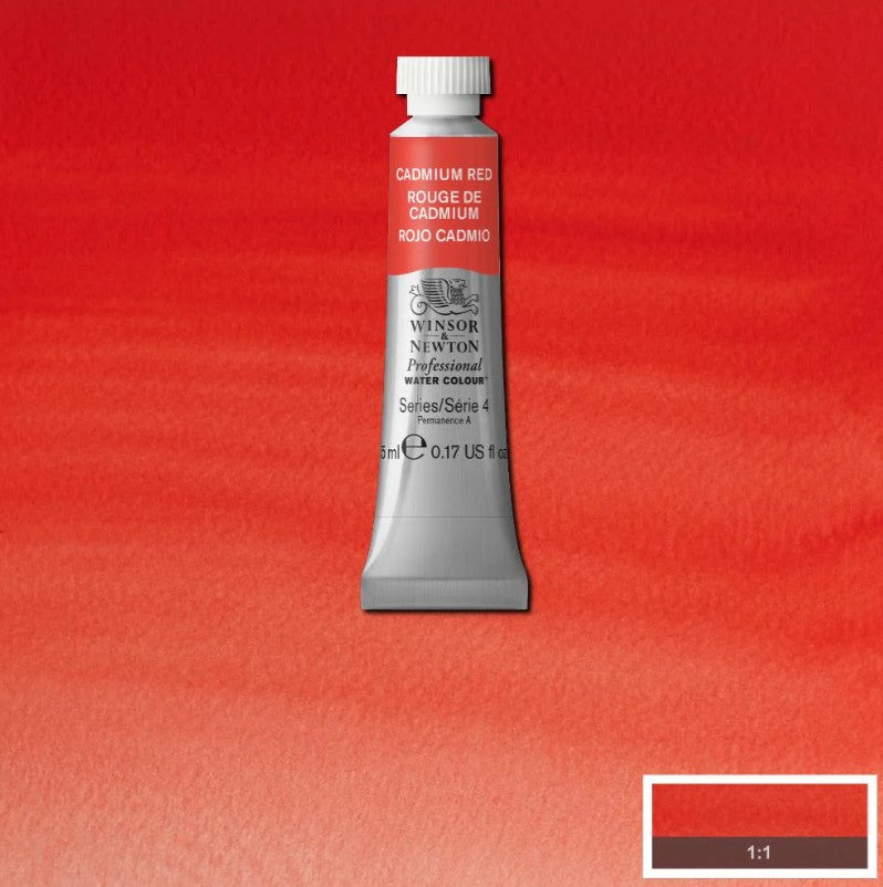 Winsor & Newton Artists' Watercolour 5ml Cadmium Red