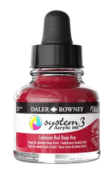 Daler System3 Ink 29.5ml 504 Cadmium Red Deep Hue