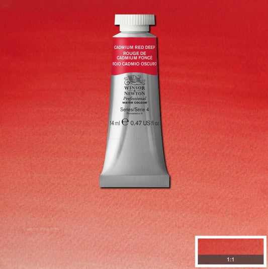 Winsor & Newton Artists' Watercolour 14ml Cadmium Red Deep