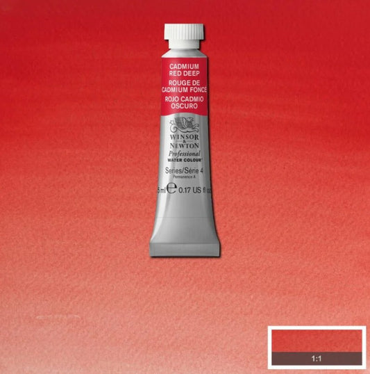 Winsor & Newton Artists' Watercolour 5ml Cadmium Red Deep