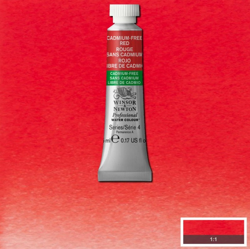 Winsor & Newton Artists' Watercolour 5ml Cadmium Free Red