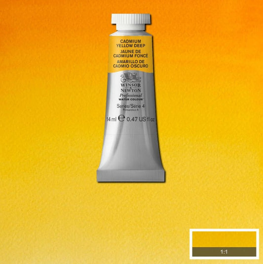 Winsor & Newton Artists' Watercolour 14ml Cadmium Yellow Deep