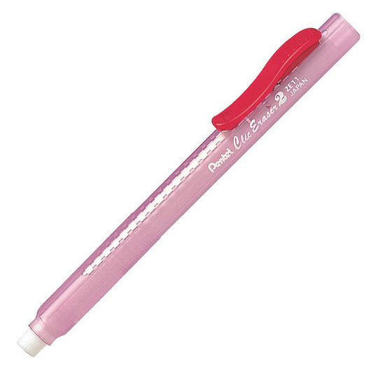Pentel Clic Eraser 2 Retractable Eraser - Pink
