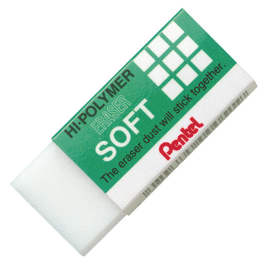 Pentel Eraser Soft Hi-Polymer Medium