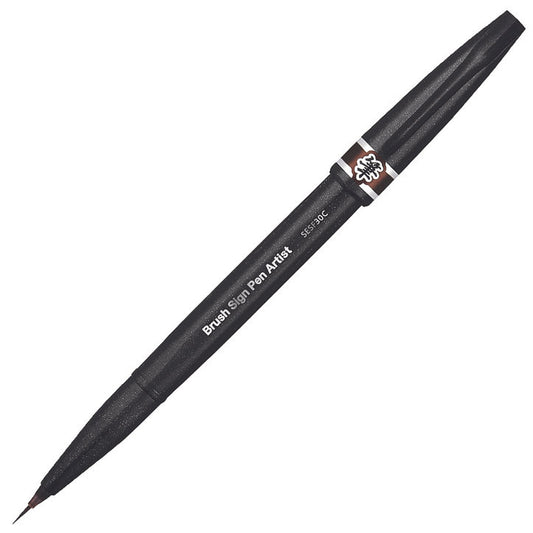 Pentel Brush Sign Pen Artist Brown