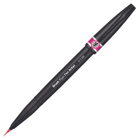 Pentel Brush Sign Pen Artist Pink