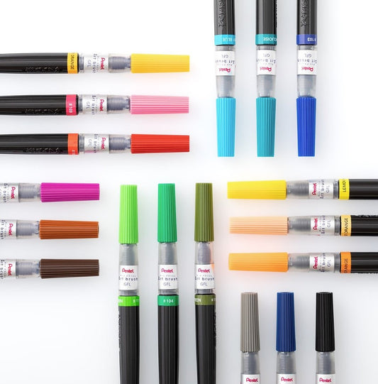 Pentel Colour Brush Pen Blue (discontinued & online only)