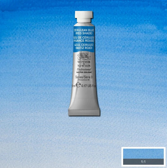 Winsor & Newton Artists' Watercolour 5ml Cerulean Blue (Red Shade)