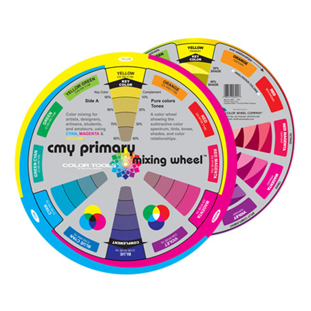 CMY Primary Mixing Wheel 18.5cm
