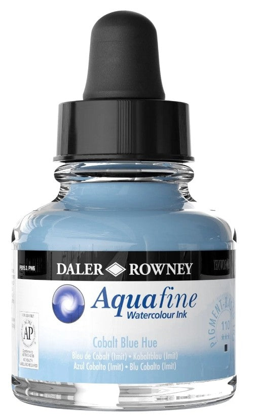 Daler Aquafine Ink 29.5ml 110 Cobalt Blue Hue