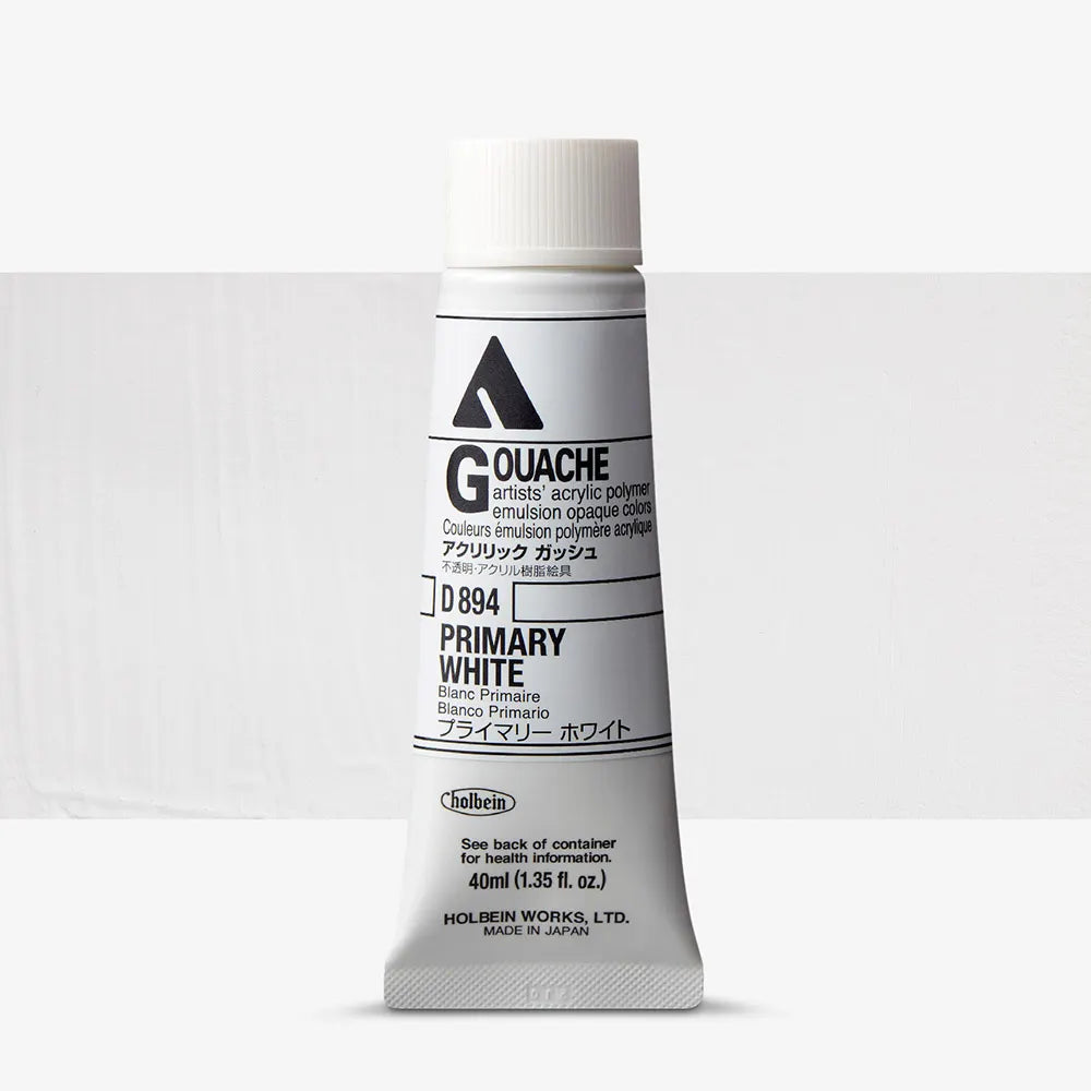 Holbein Acryla Gouache 40ml Primary White