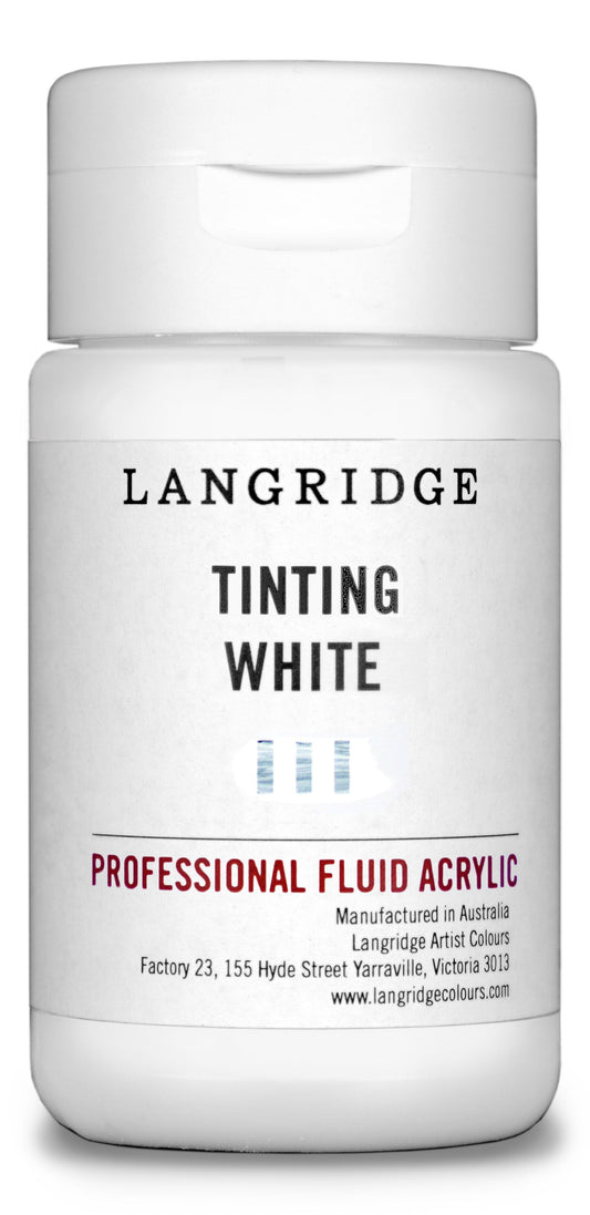 Langridge Fluid Acrylic 125ml Series 1 Tinting White