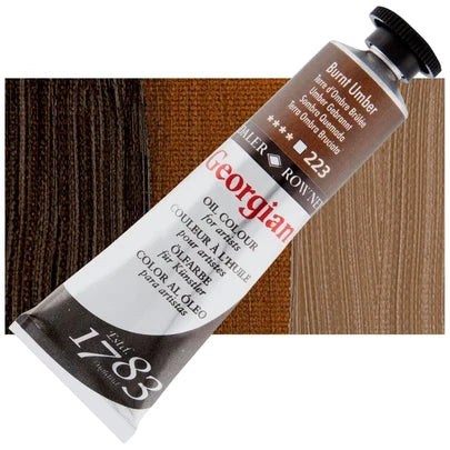 Daler Rowney Georgian Oil 38ml 223 Burnt Umber