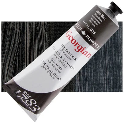 Daler Rowney Georgian Oil 225ml 035 Lamp Black