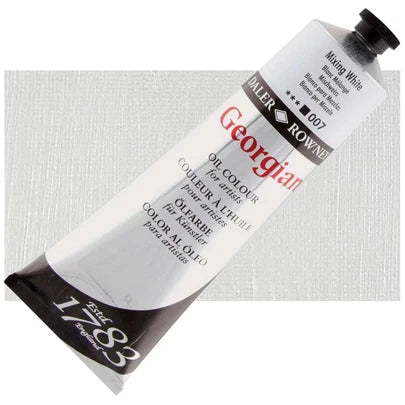 Daler Rowney Georgian Oil 225ml 007 Mixing White