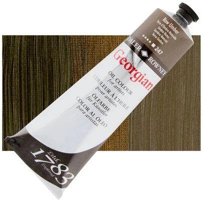 Daler Rowney Georgian Oil 225ml 247 Raw Umber
