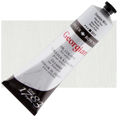 Daler Rowney Georgian Oil 225ml 009 Titanium White