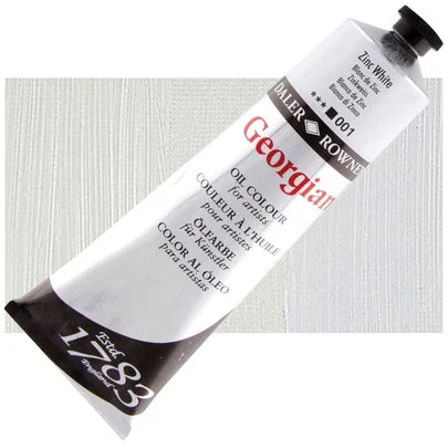 Daler Rowney Georgian Oil 225ml 001 Zinc White