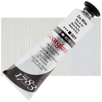 Daler Rowney Georgian Oil 38ml 001 Zinc White
