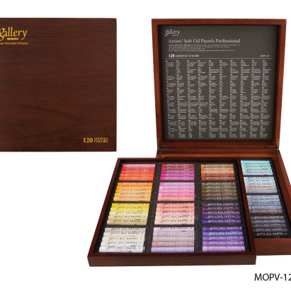 Mungyo Gallery Soft Oil Pastel Set 120 Wooden Box