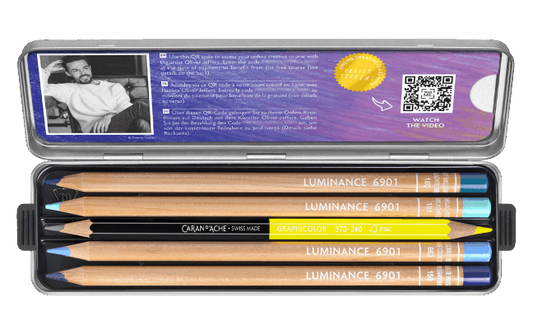 Caran D'Ache Luminance Creative Set - Oliver Jeffers 10 Piece