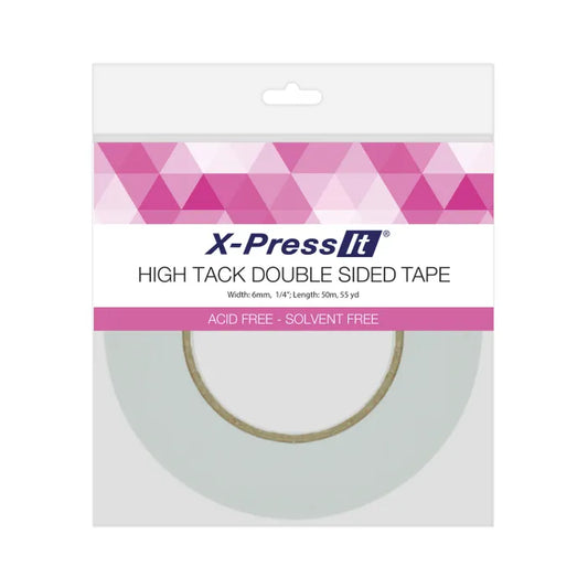 X-Press It High Tack Double Sided Tape 6mm x 50m